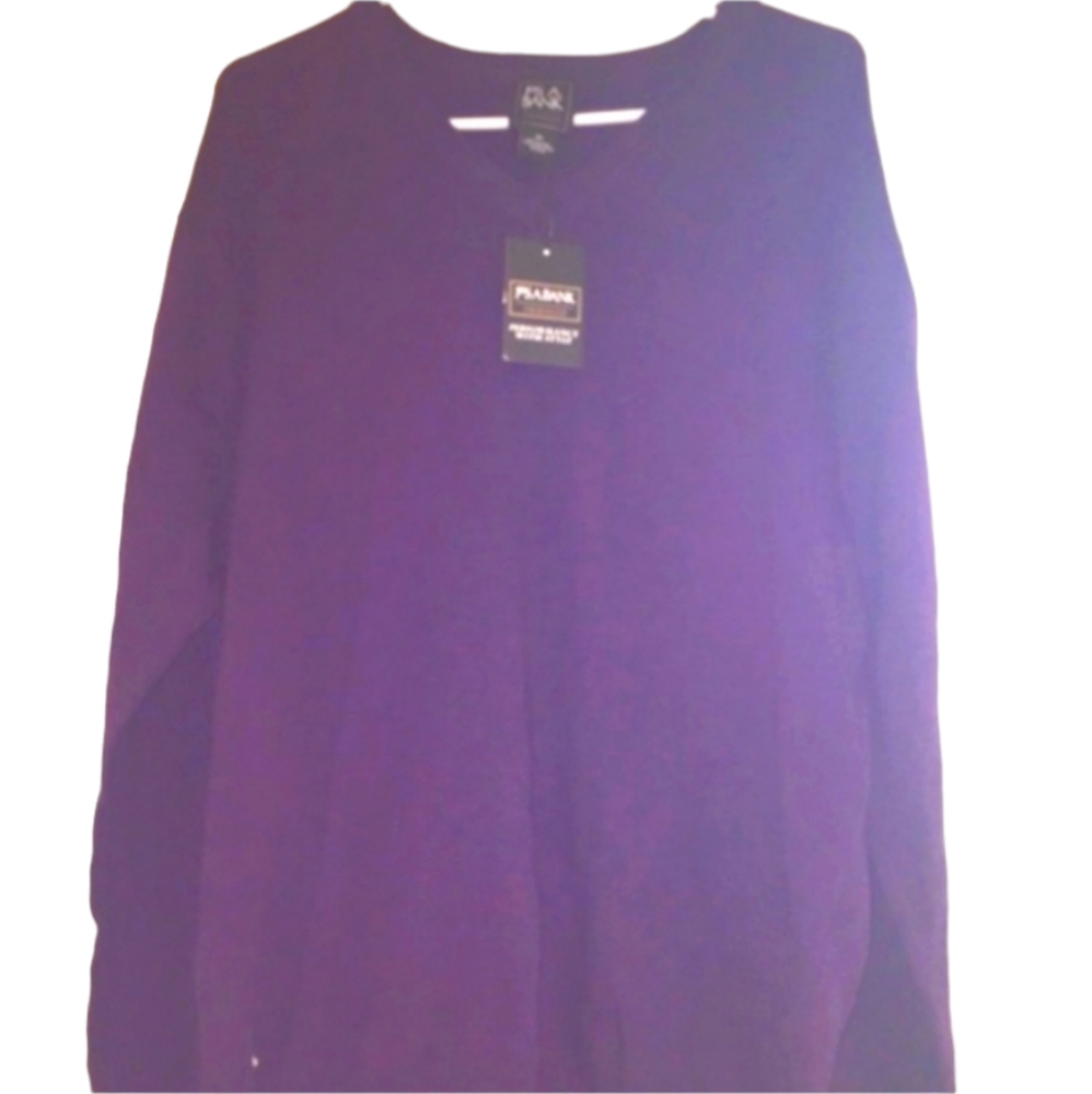 Jos a Bank Traveler v neck Purple sweater NWT Men's size xxl
